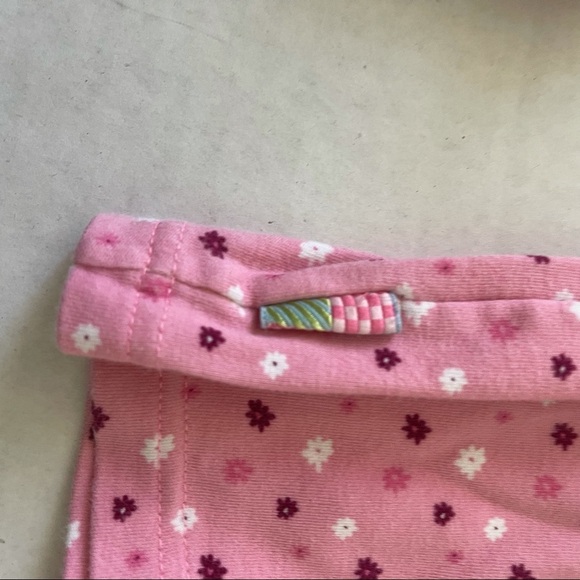 Gymboree Pink Floral Patterned Turtleneck - Picture 4 of 4